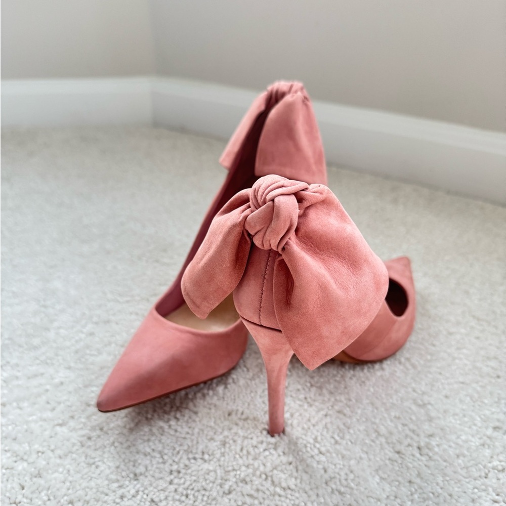 SCHUTZ Pink Bow Heels